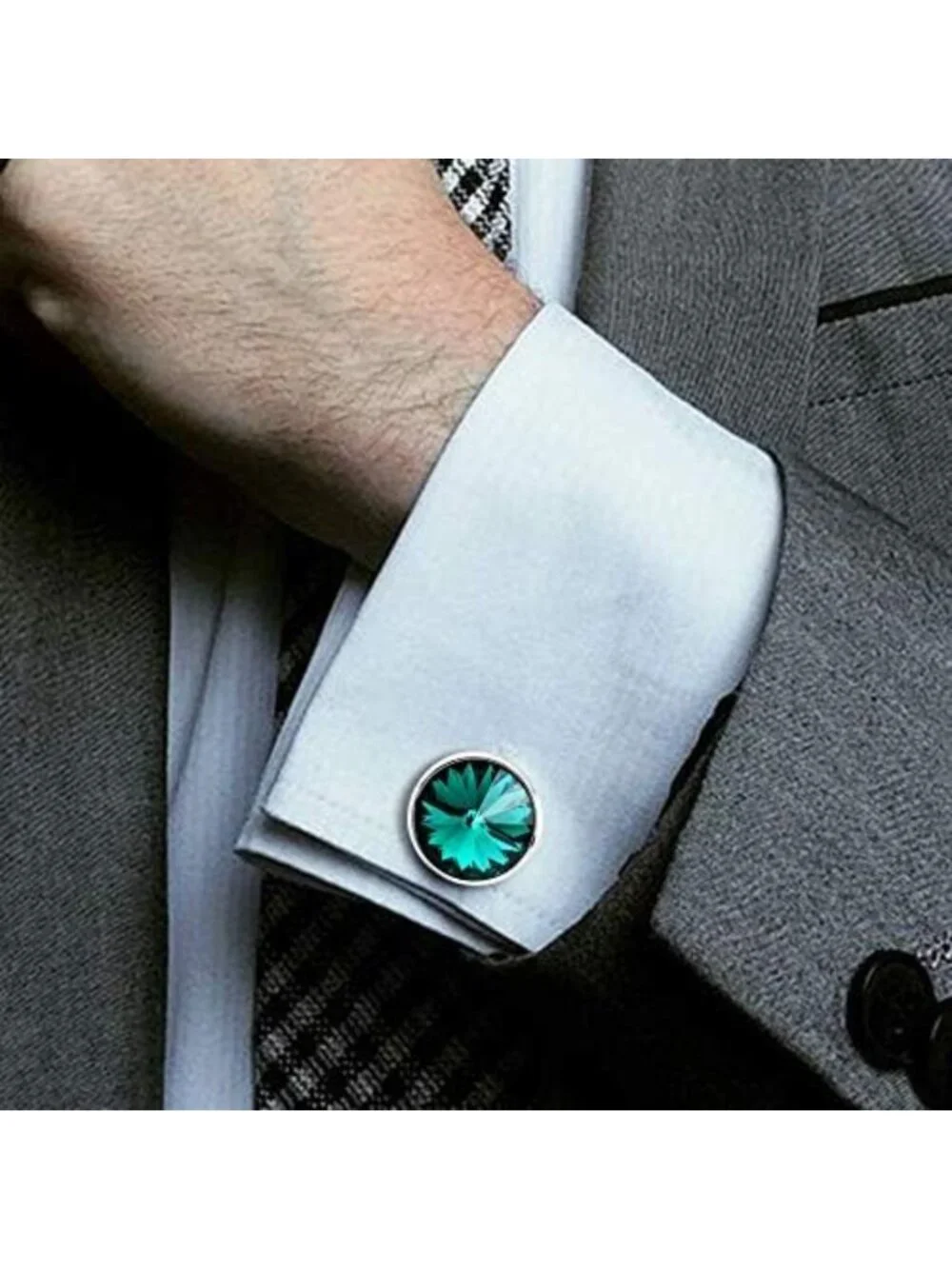 Elegant Cufflinks & Shirt Studs Set for Men - Gift Boxed Jewelry for Weddings